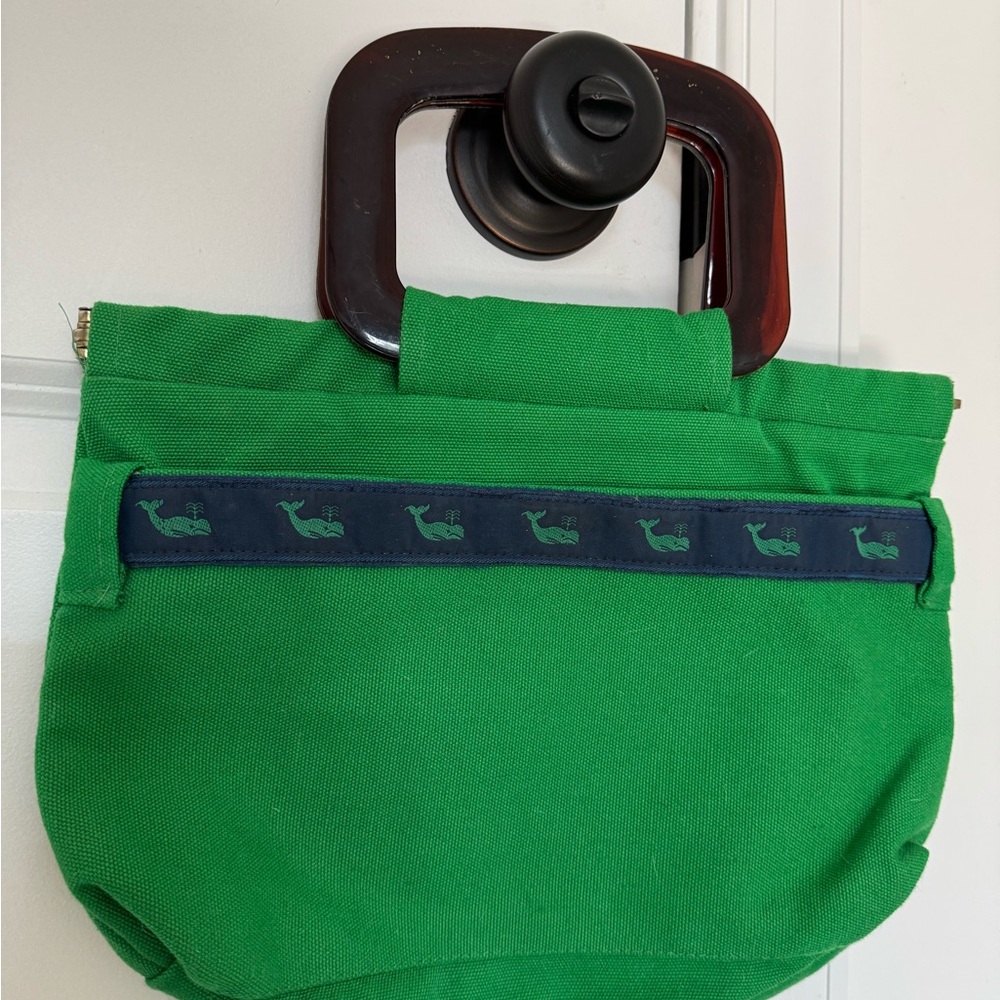 Vintage Banner House Purse with Whales